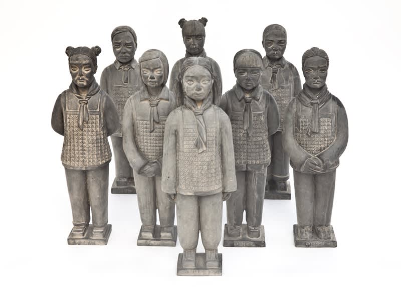 Prune Nourry, Mini Terracotta Daughters (Army), 2012
