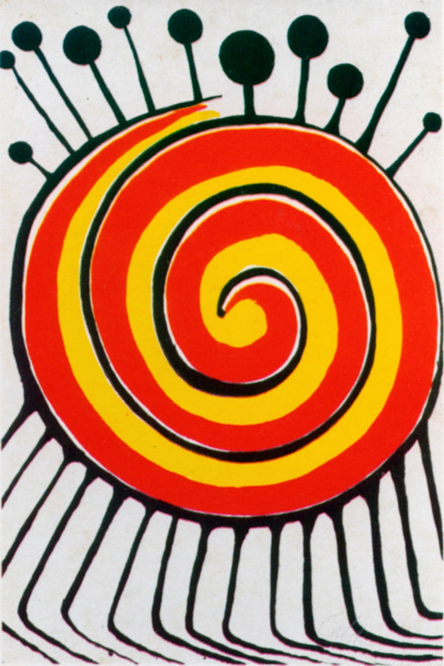 Alexander Calder, Spirale millepiedi, 1972