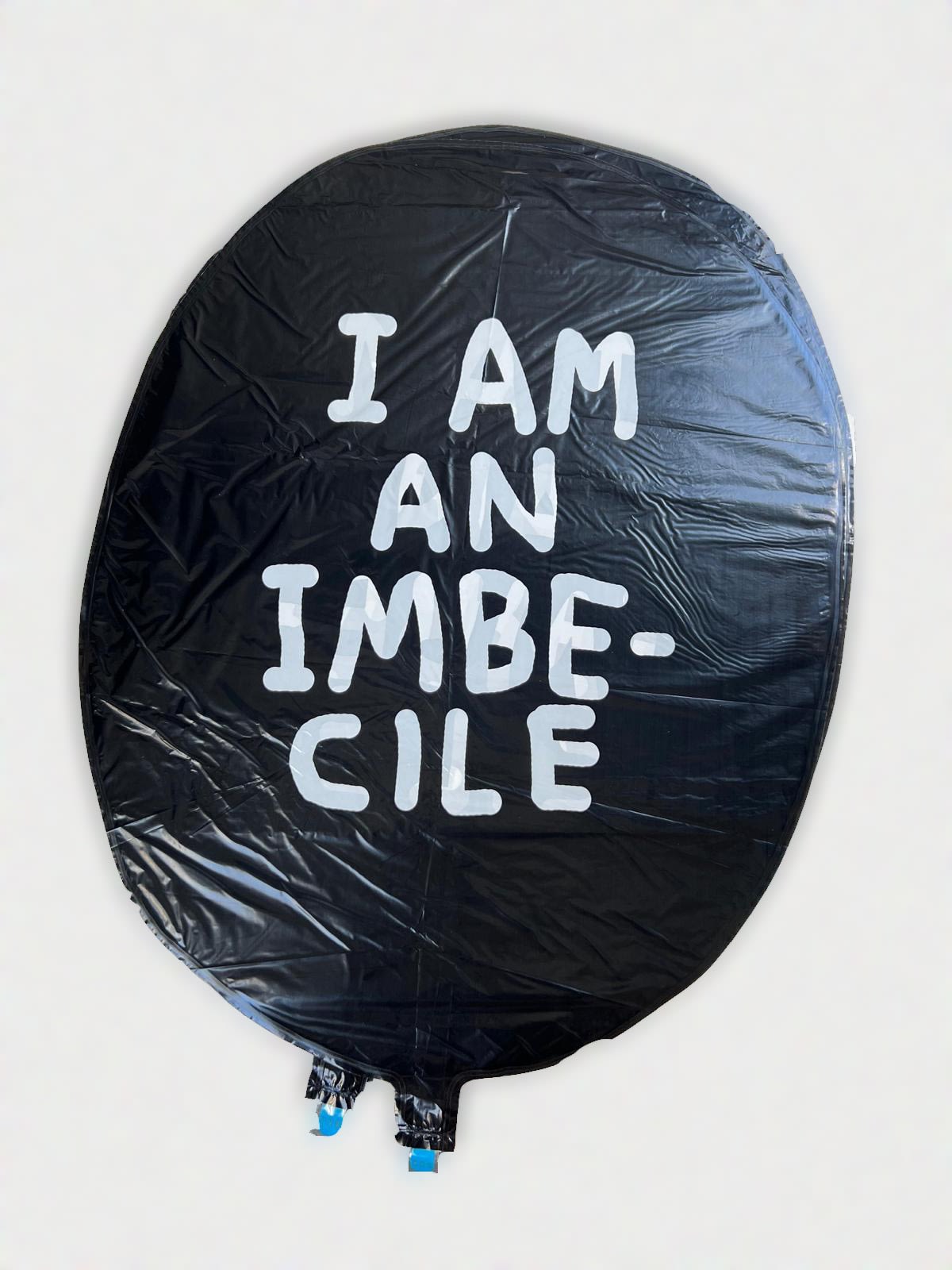 David Shrigley, I am an imbecile Balloon (Banksy's Dismaland), 2015