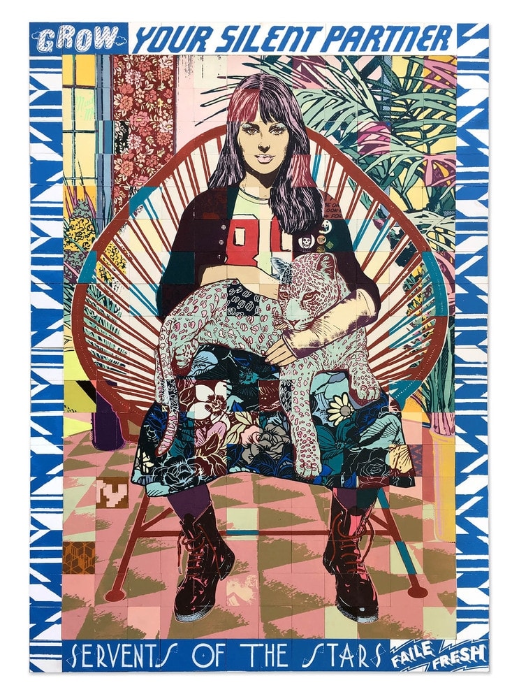 Faile, Silent Partner, 2019