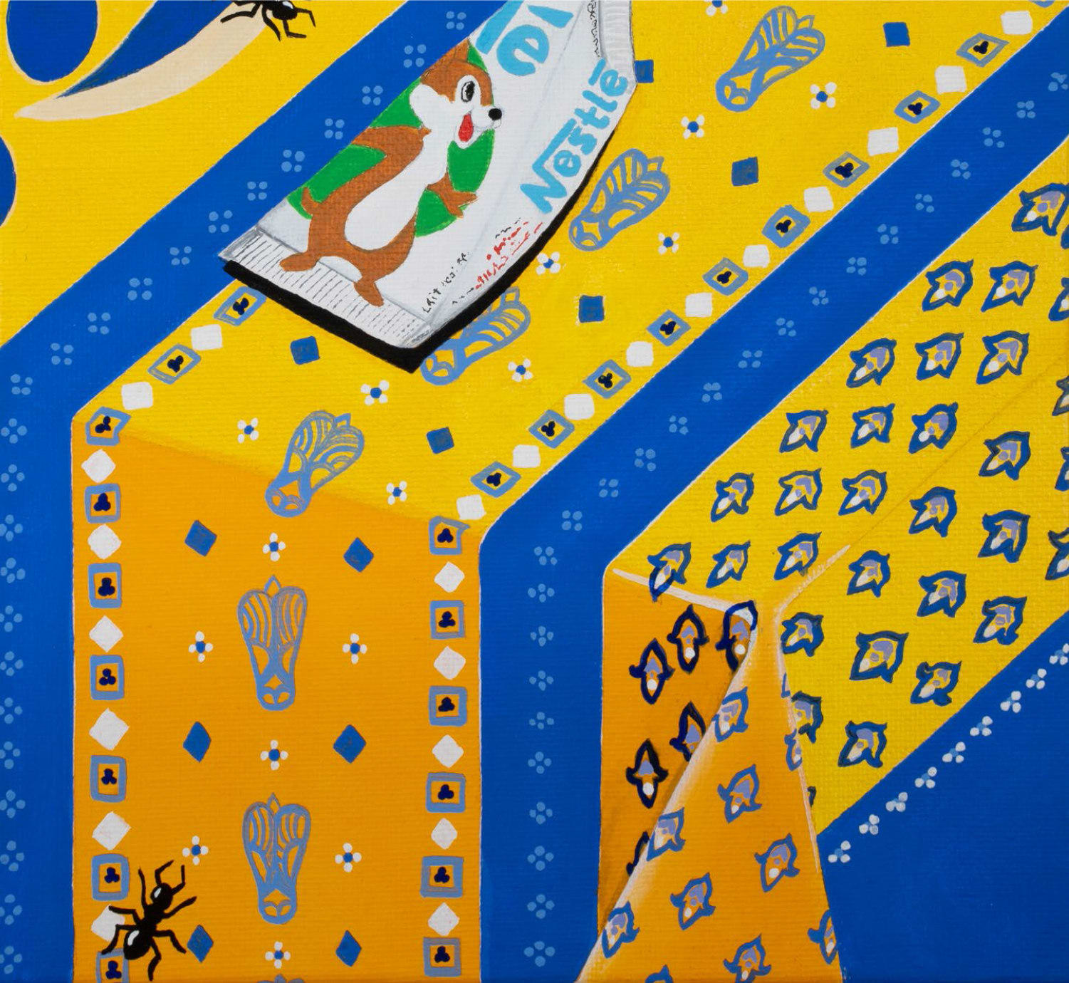 Cecile Cornet, Déjeuner sur nappe Macdan, 2020