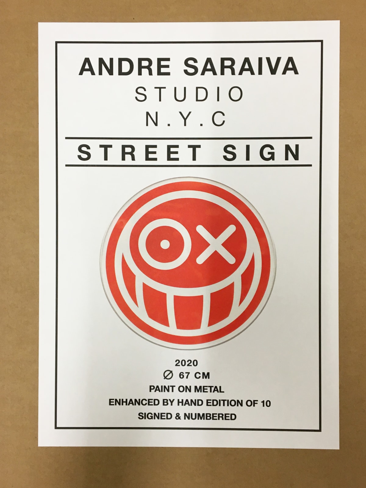 Andre Saraiva Street Sign Danysz