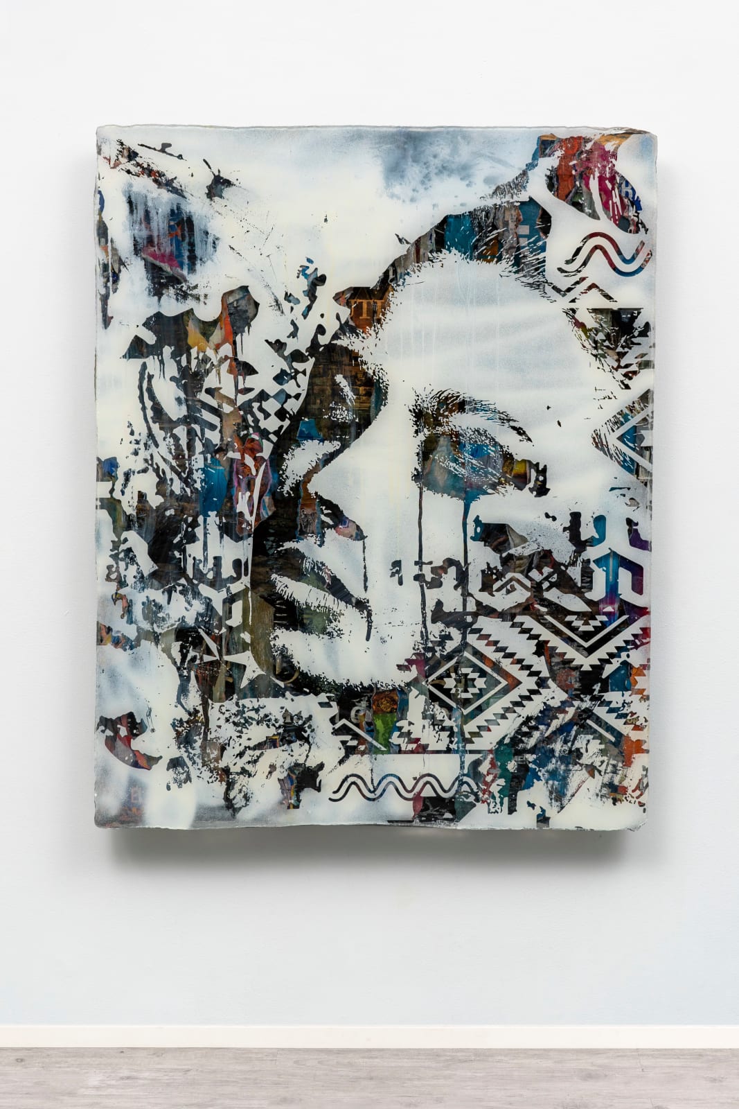 Vhils, Atomizer Series #12, 2021
