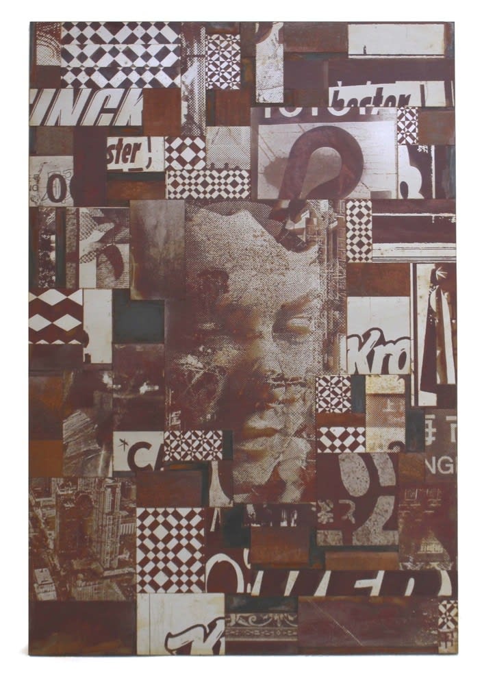 Vhils, Anagrama Series #08, 2018