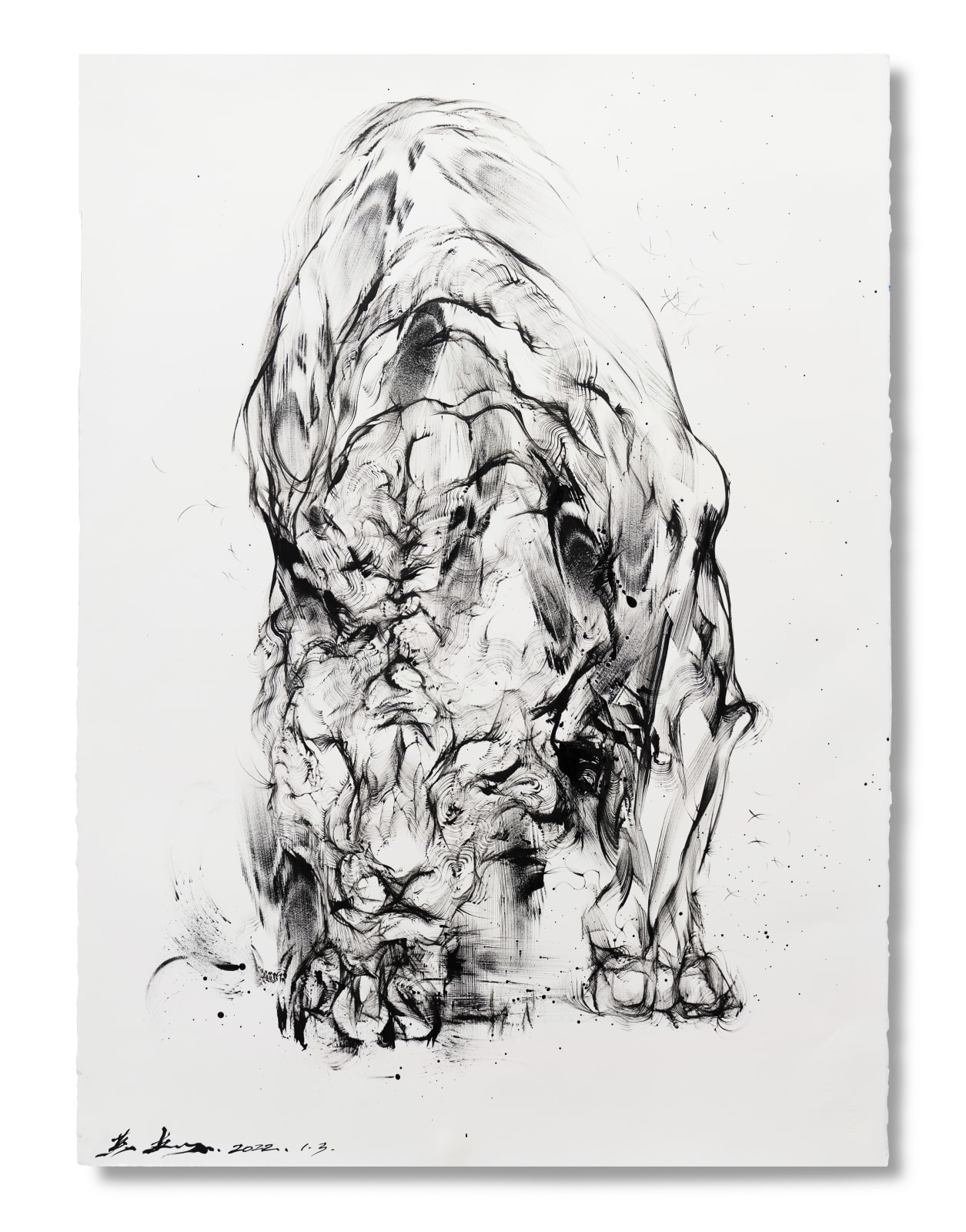 Chen Yingjie, 虎稿 #3 - Tiger Sketch #3, 2022