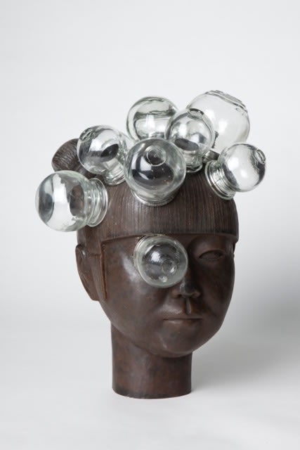 Prune Nourry, Imbalanced Head #7 Lizhou (Cups), 2014