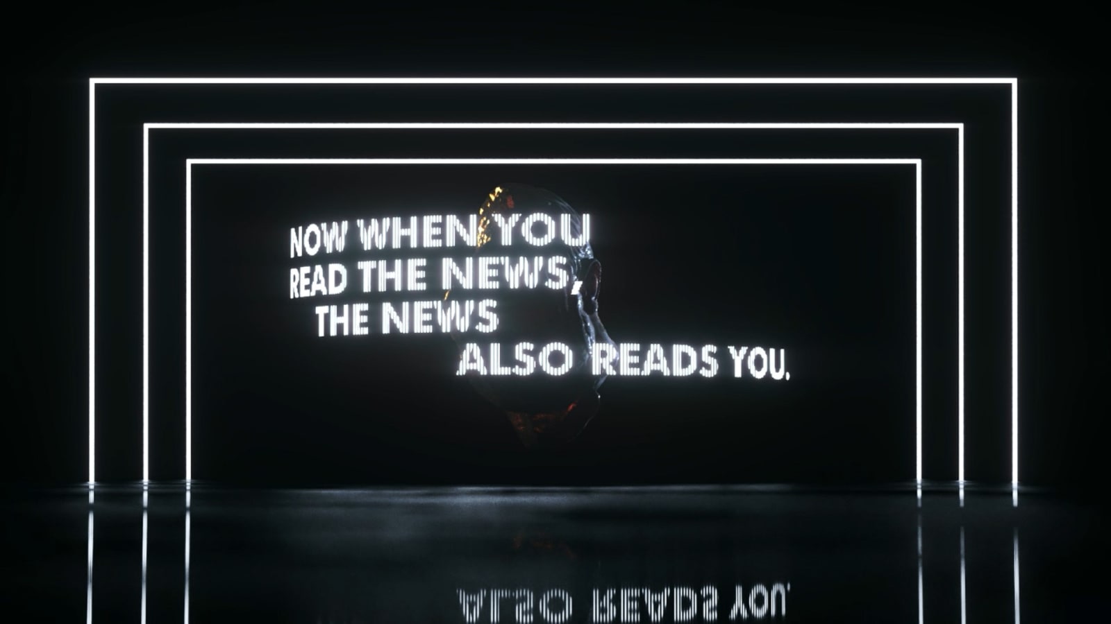 Robert Montgomery, You Are an Agent of Free Sunlight, 2021