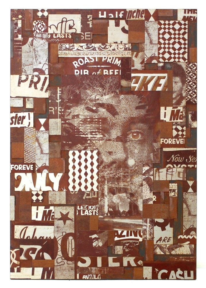 Vhils, Anagrama Series #11, 2018