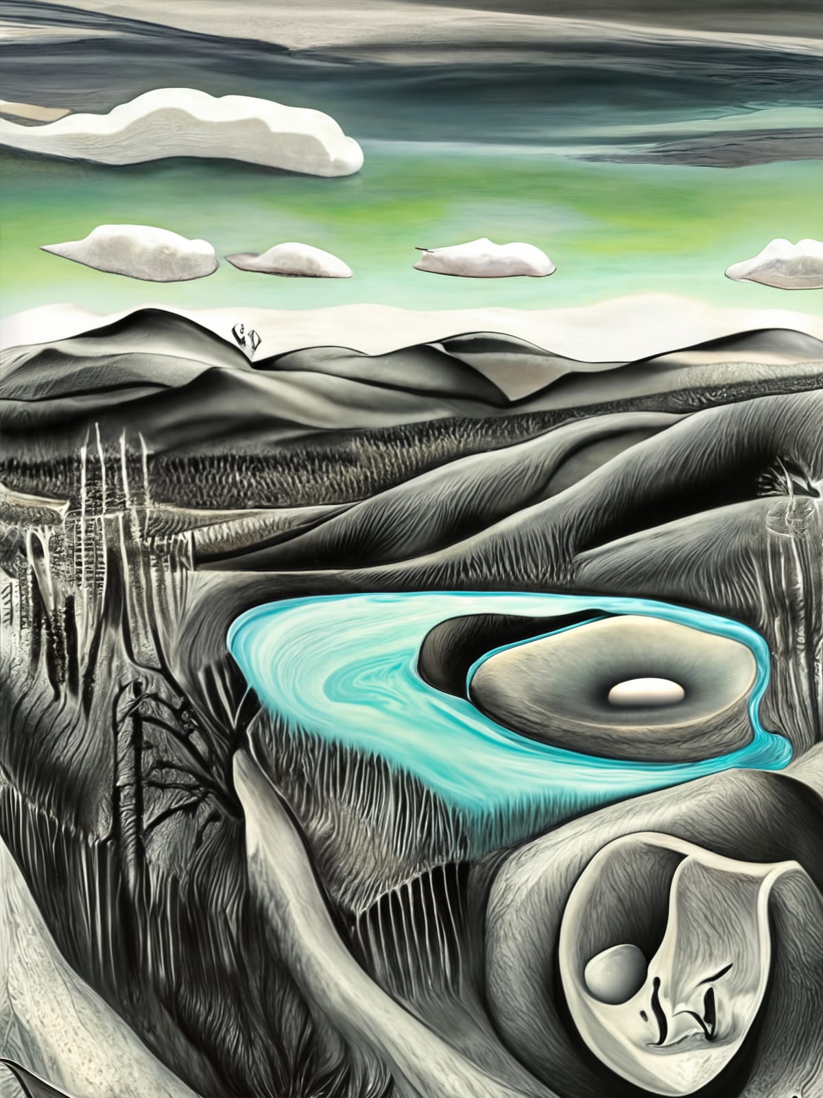 Obvious, A Translucent Branching, 2024