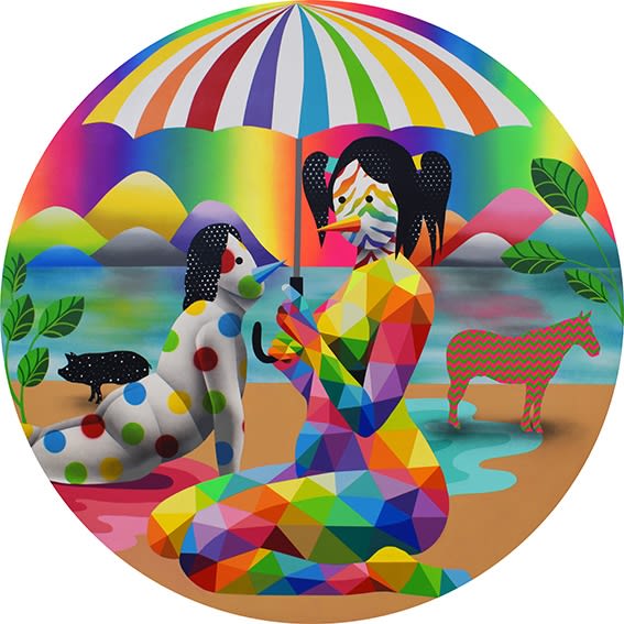 Okuda San Miguel, Funny Sunny day, 2019