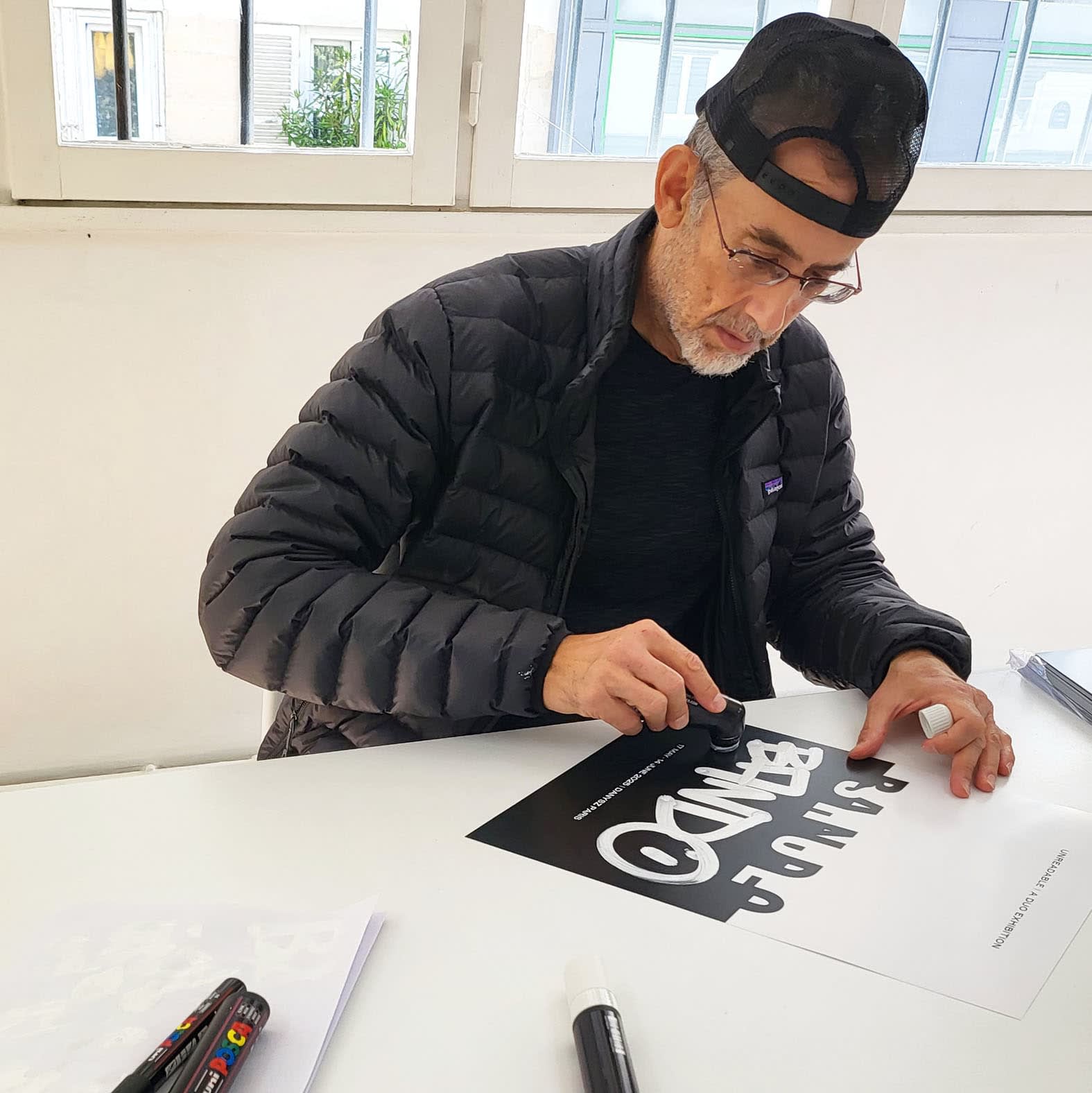 Bando & Shoe, Unreadable Poster, 2025