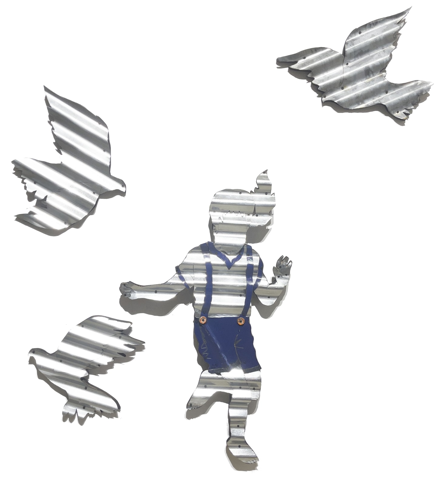 Abdul Rahman Katanani, Girl Blue Salopette, 2021