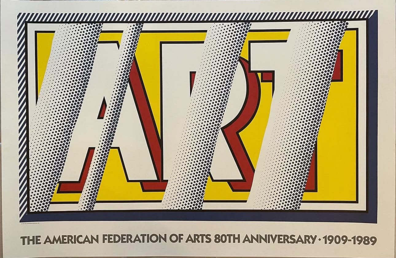 Roy Lichtenstein, Reflections on Art, 1989