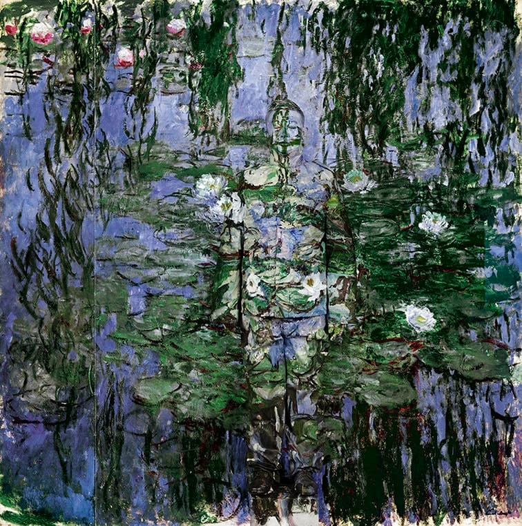 Liu Bolin, Tribute to Monet (large), 2016