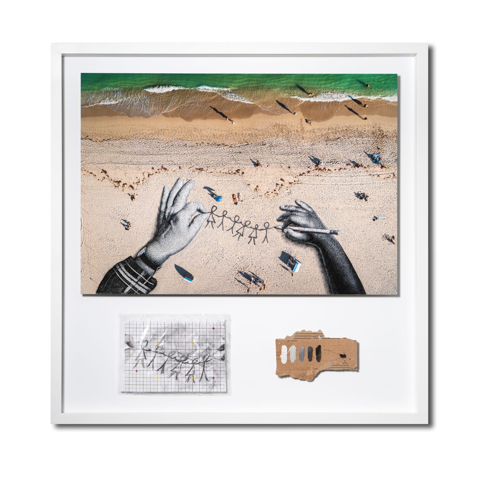 Saype, (All of us) : Miami (USA) 2021, 2800 m², 25°46'39.19"N 80°07'43.99"W, 2023