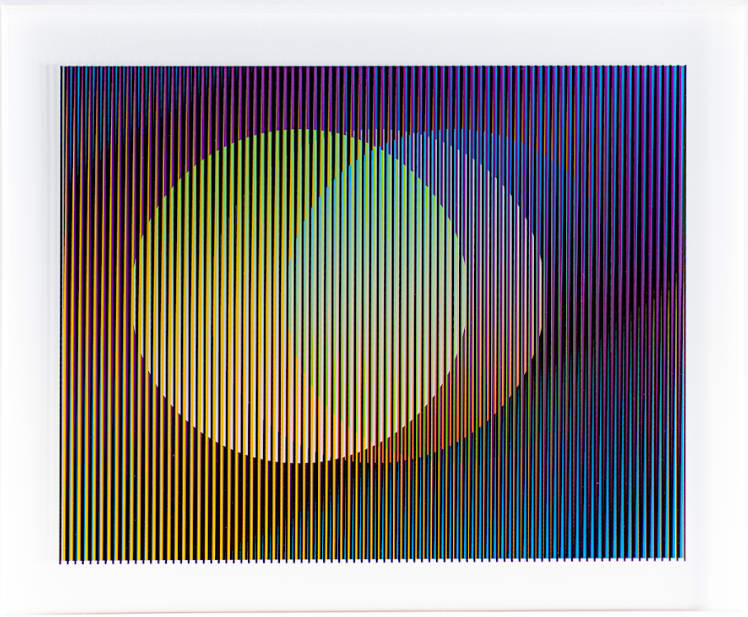 Carlos Cruz-Diez, Trois cercles 9 CBD, 2006
