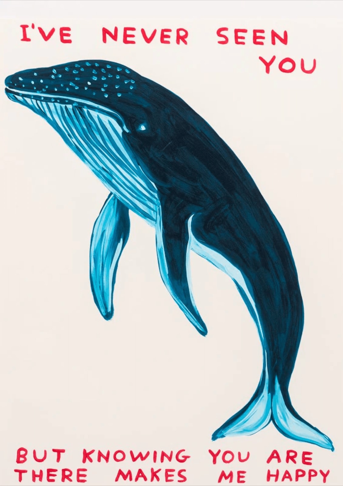 David Shrigley, I've Never Seen You, 2020