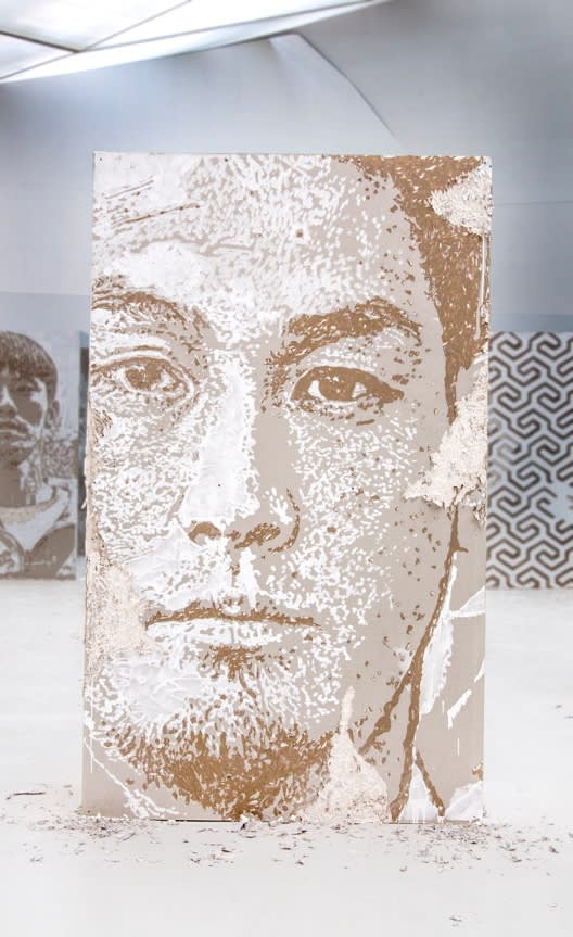 Vhils, Residue Series #20, 2017