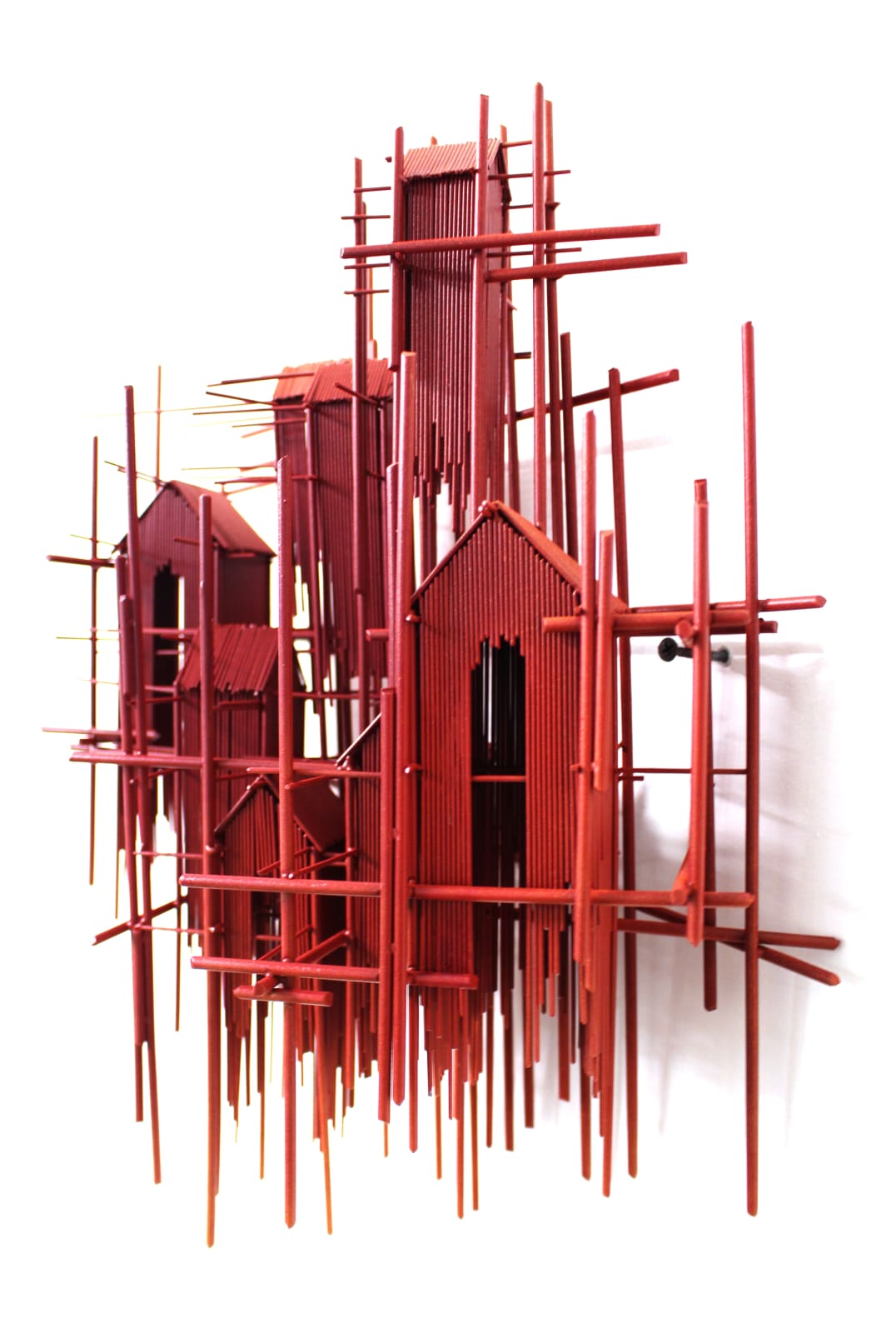 David Moreno, Floating Favelas, Red Expansion II, 2023