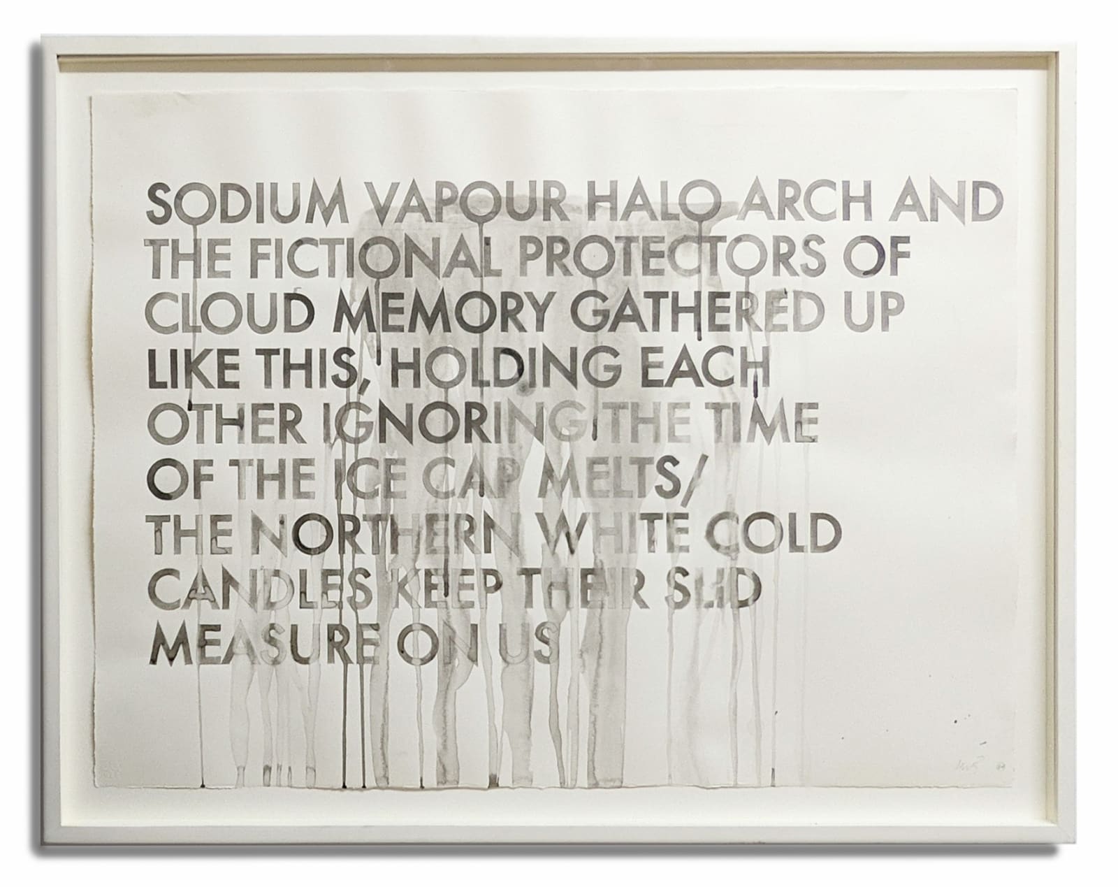 Robert Montgomery, Sodium Vapor Halo Arch, 2016