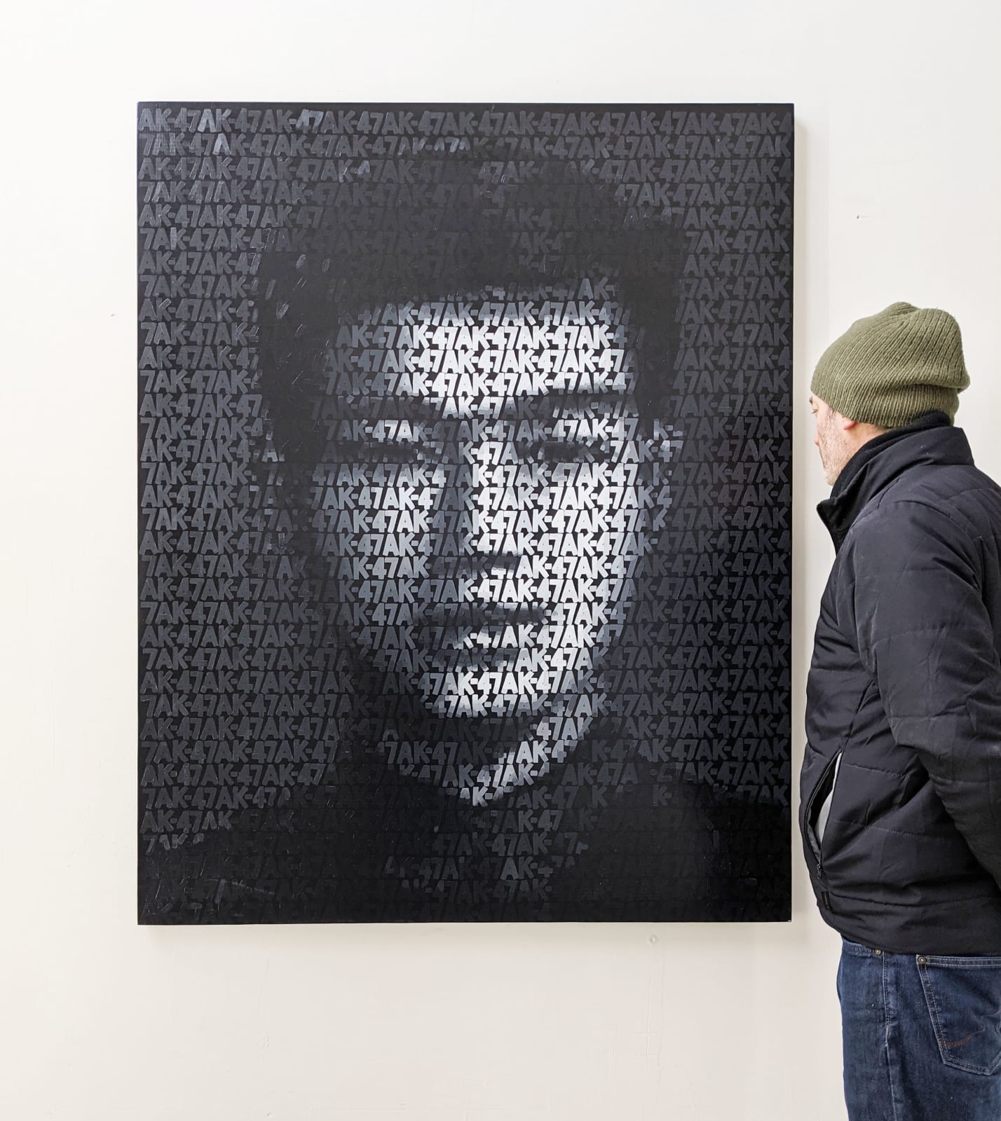 Zhang Dali, AK-47(A4), 2007