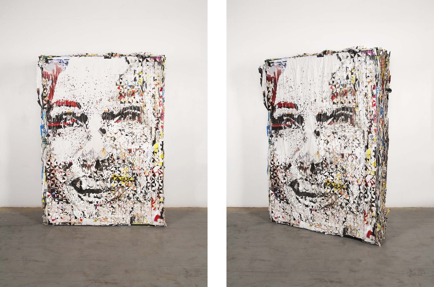 Vhils, Camada Series #01, 2018
