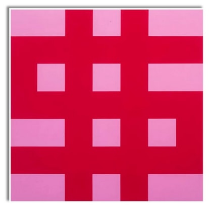 Olivier Mosset, Dollar (Rose), 1998