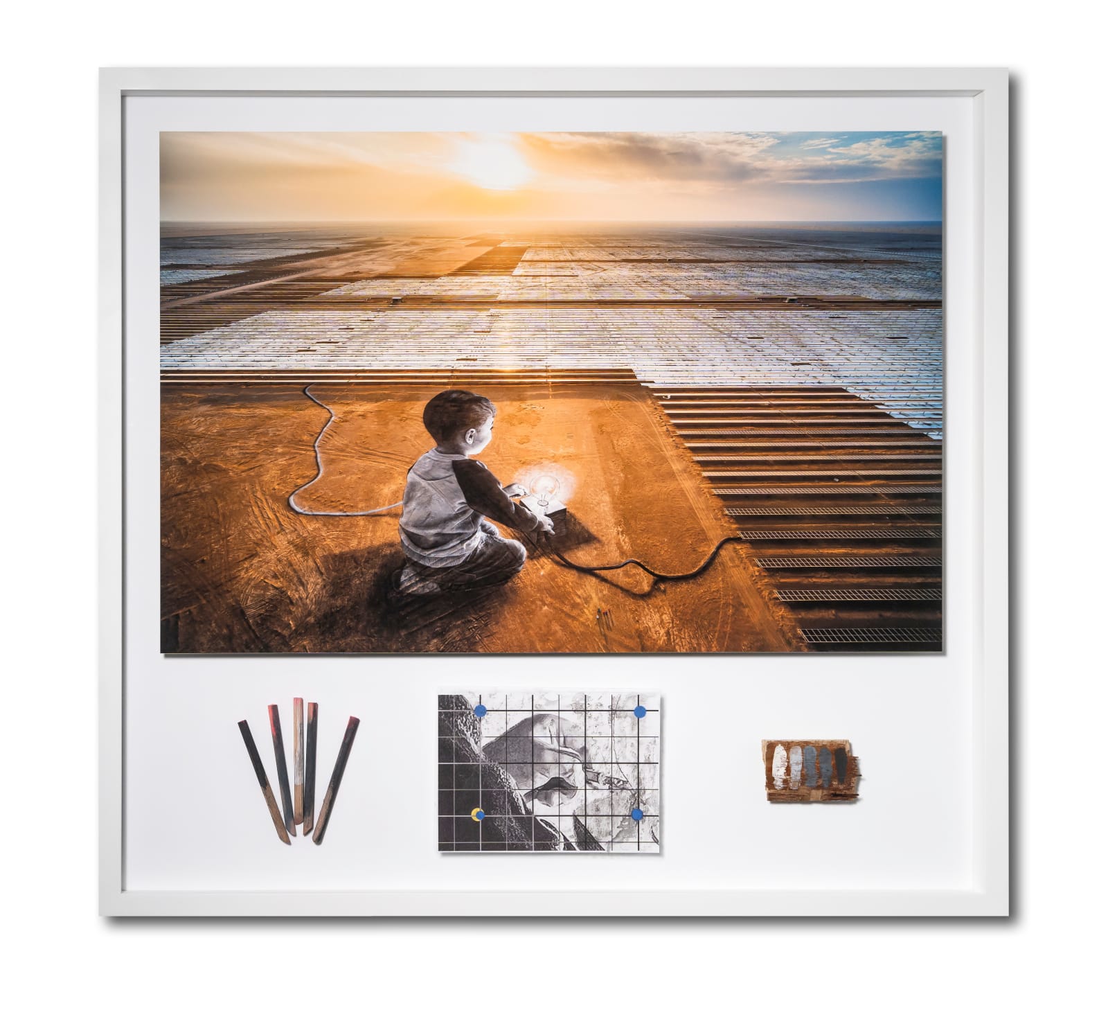 Saype, Towards good ideas ? : Ibri (OMN) 2023, 11250 m², 23°22'00.7"N 56°14'54.1"E, 2024