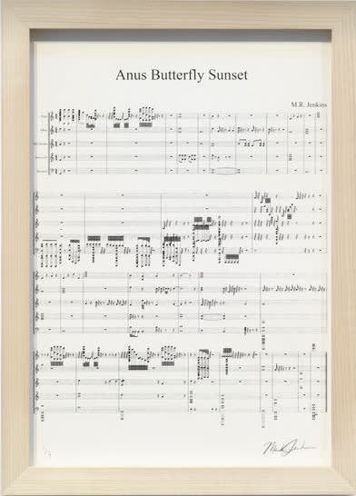 Mark Jenkins, Anus butterfly sunset, 2018