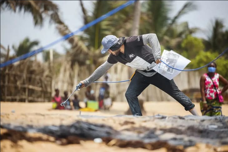 Saype, Beyond Walls, Step 17 : Kenya, 2023