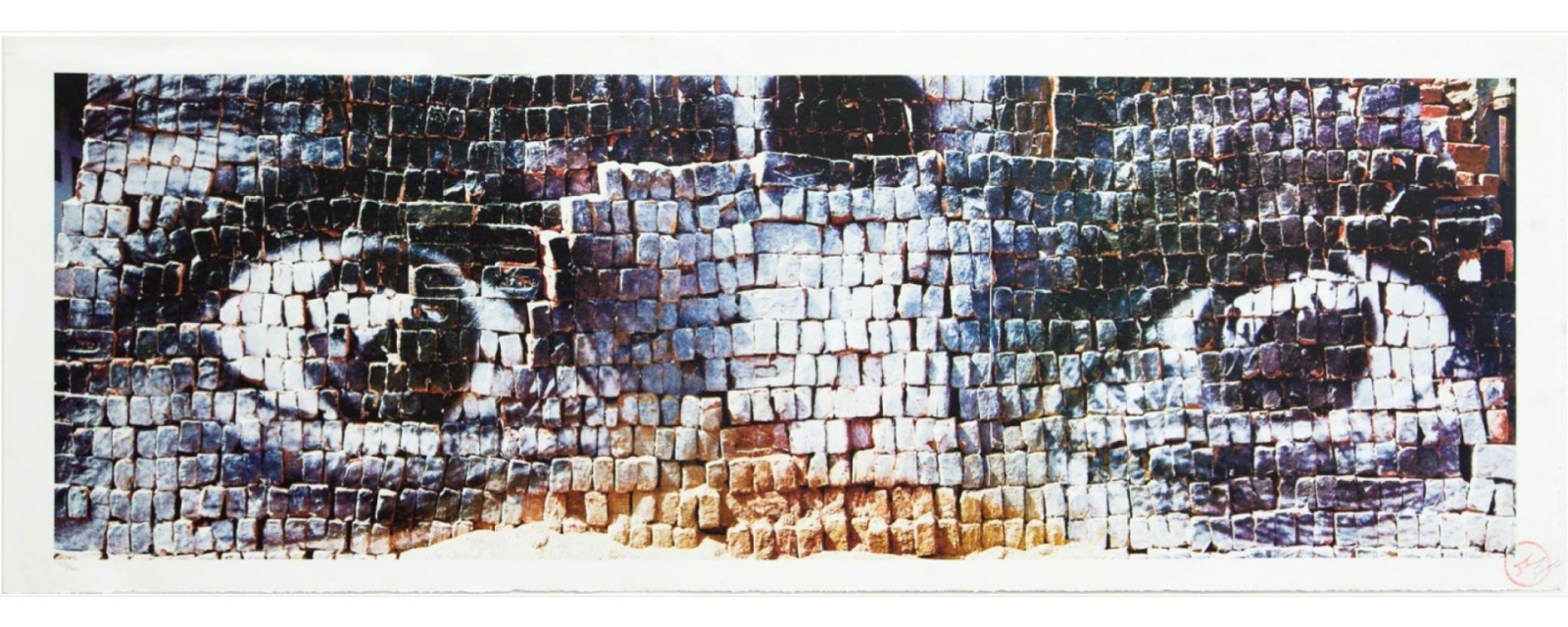 Jr, Eyes on Bricks, New-Dehli, India, 2011