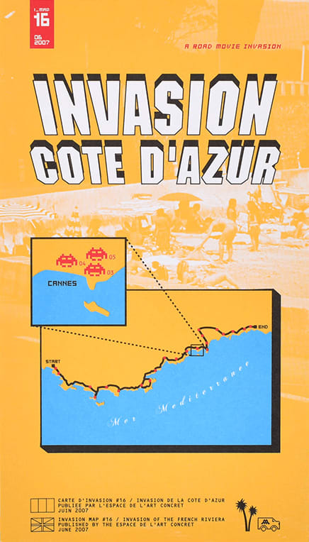 Invader, Invasion Cote d'Azur, 2007