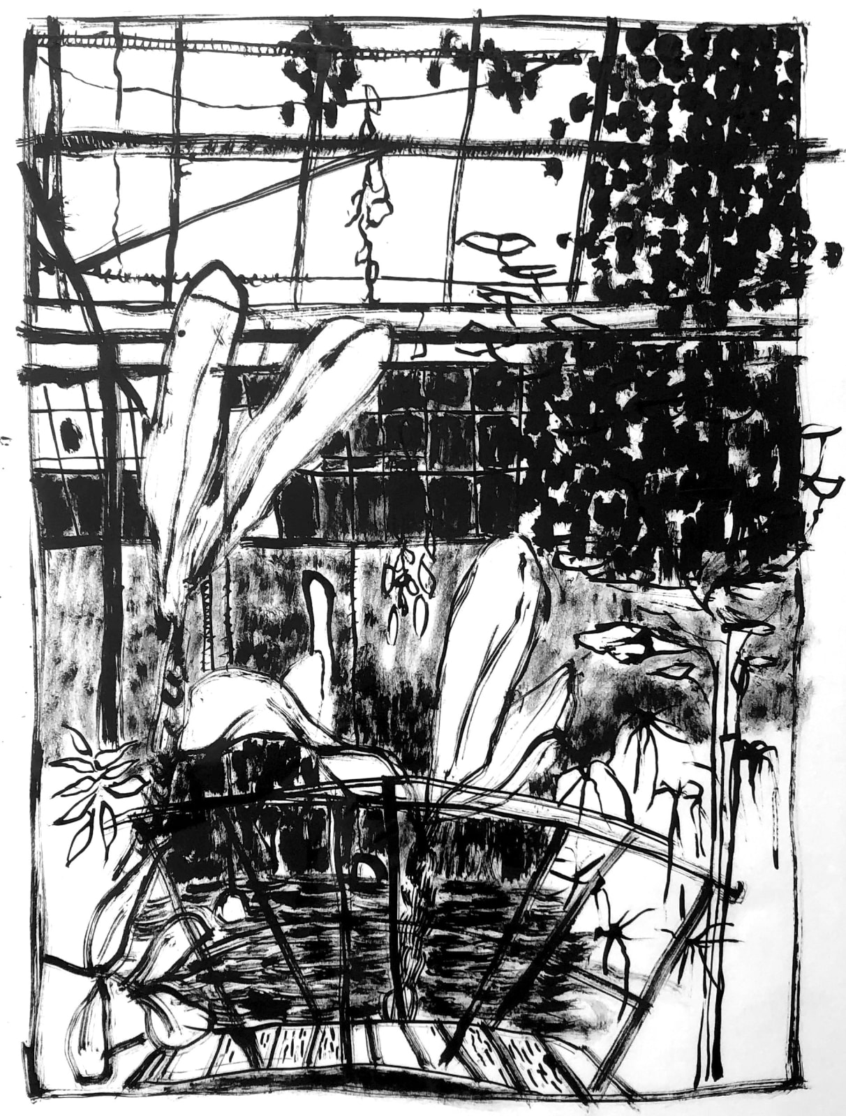 Charlotte Johnston, Kerassi and the Bloom (study), 2016