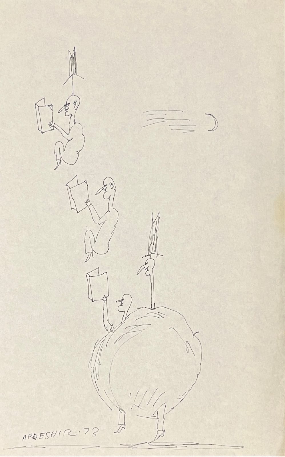 Ardeshir Mohassess, Untitled, 1973