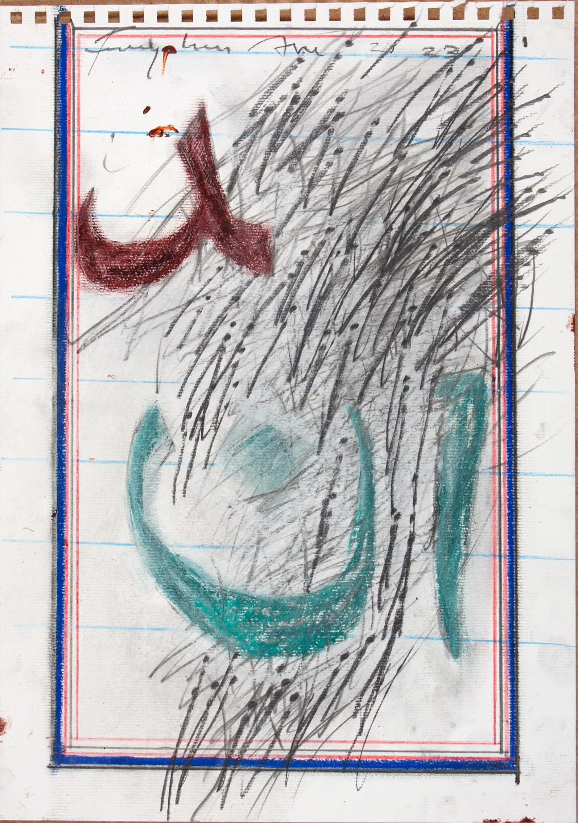 Fereydoun Ave, Untitled from " Alphabet " series, 2023