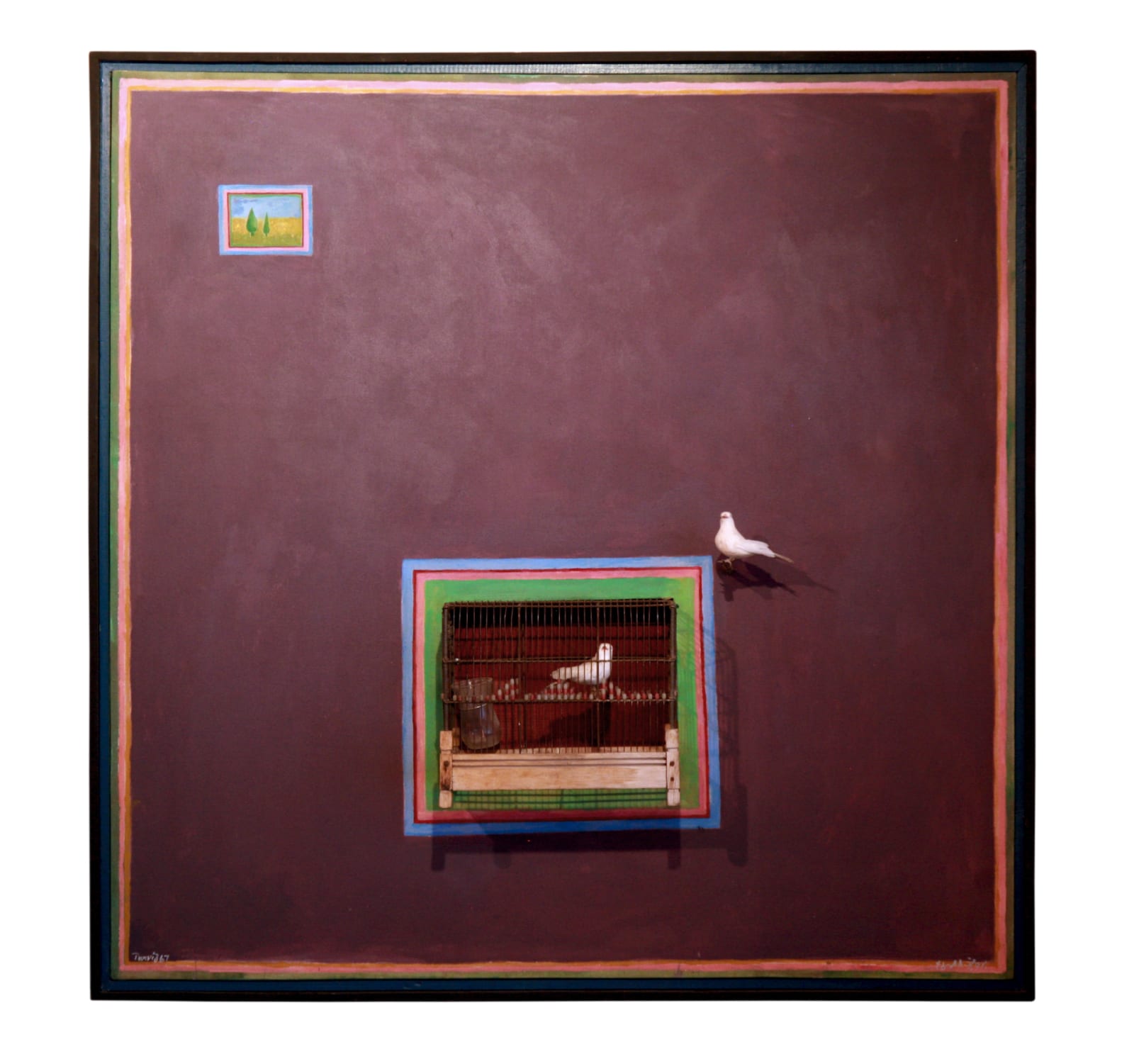Parviz Tanavoli, Birds and Cage, 1967