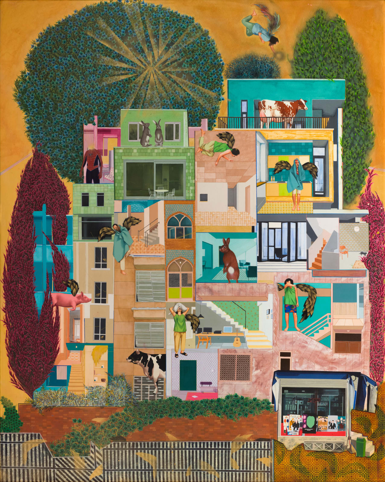 Maryam Ayeen and Abbas Shahsavar, Neighbors, 2024