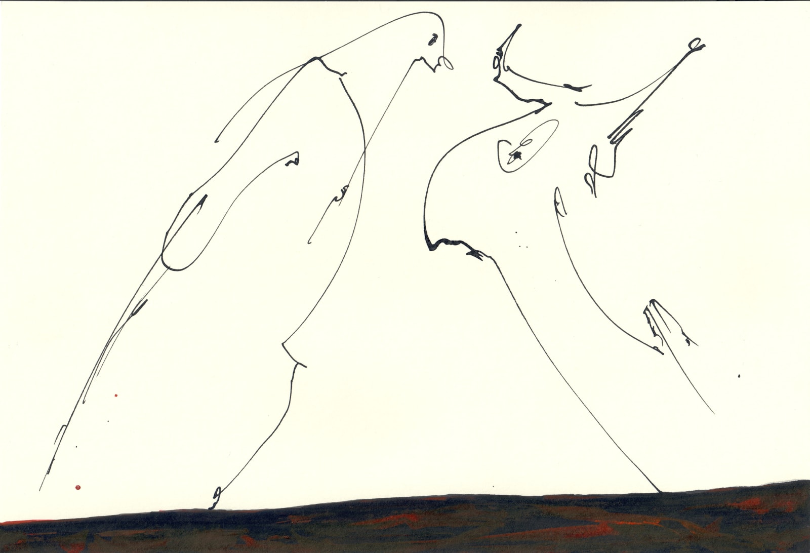 Bizhan Bassiri, Inchinato Pennino, 2019