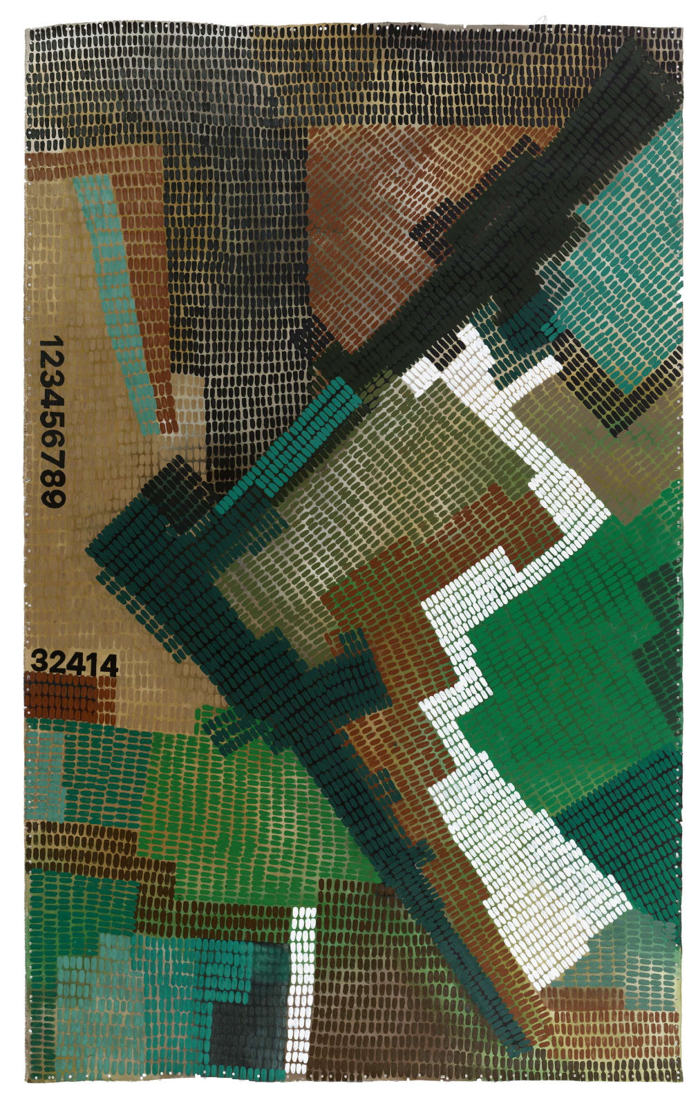 Sara Abbasian, Untitled from "Green Weapons" series, 2025