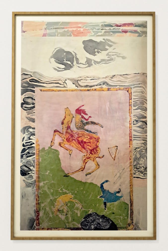 Shahryar Hatami, Third Leg” No3 (Inspired by the story of Bahram V and Azadeh from Ferdowsi’s Shahnameh), 2024