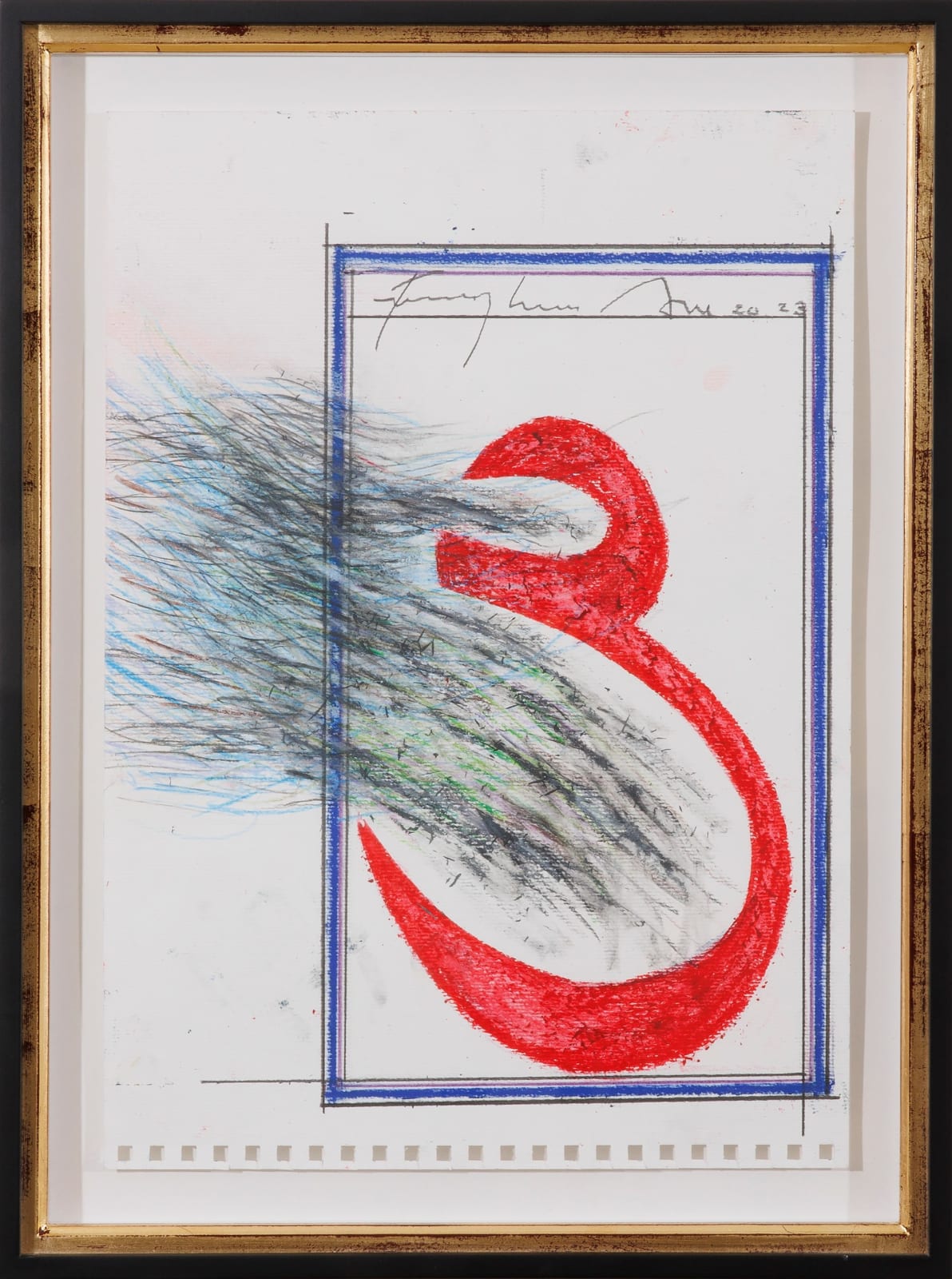 Fereydoun Ave, Untitled from " Alphabet " series, 2023
