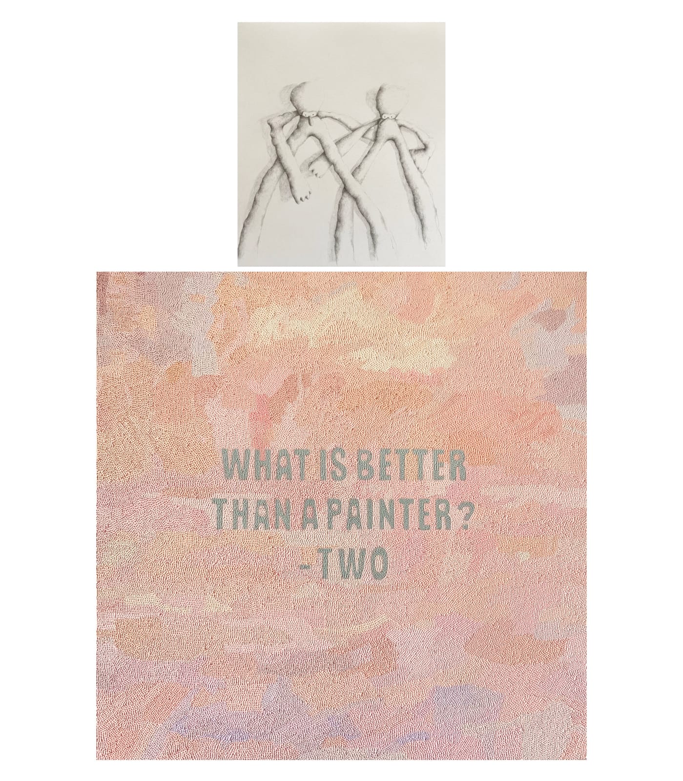 Sina Ghadaksaz, What is Better than a Painter? -Two, 2022