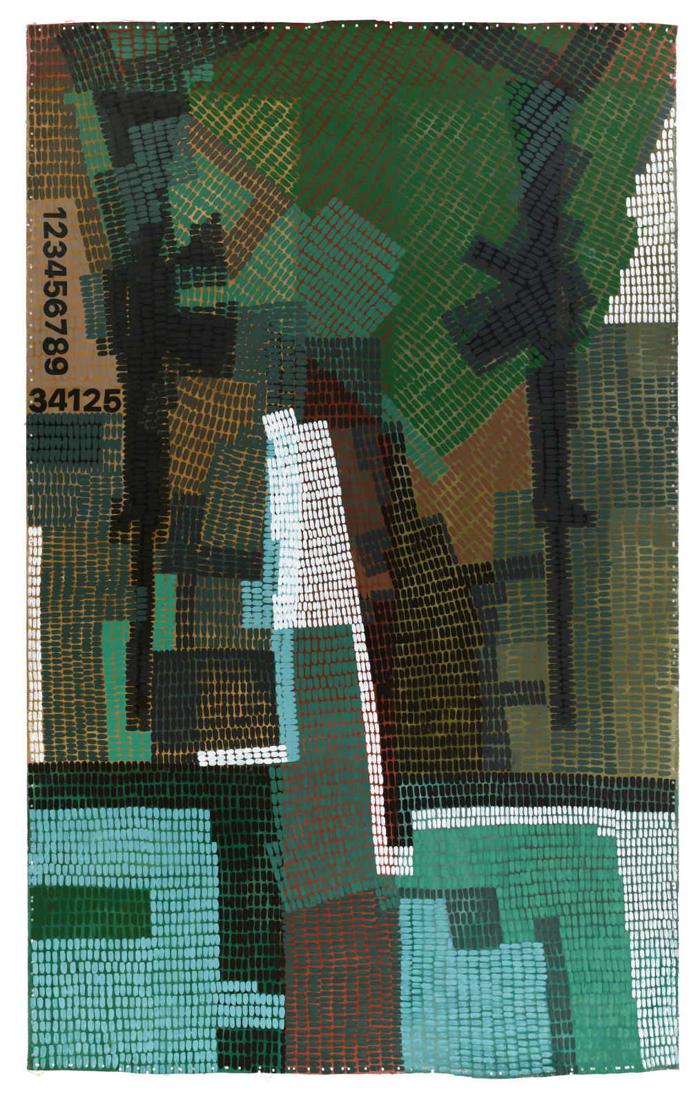 Sara Abbasian, Untitled from "Green Weapons" series, 2025