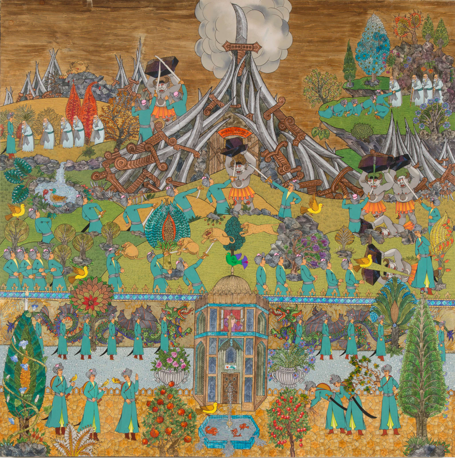 Ali Akbar Sadeghi, Melli Bank from "Retell" series, 1978-2015