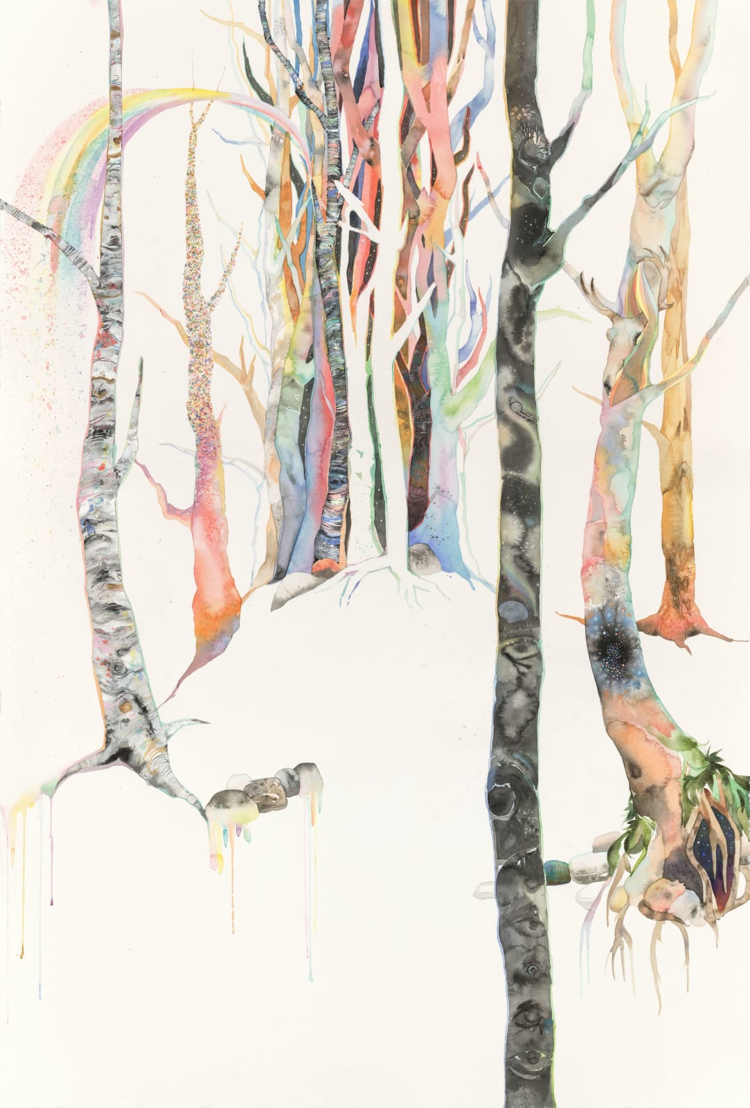 Laura Ball, Taste the rainbow / I am the Rainbow (diptych), 2024