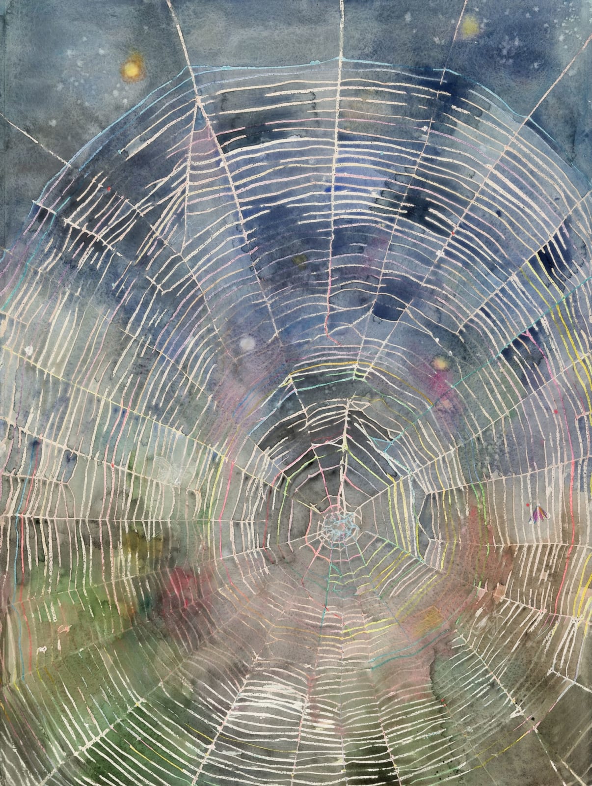 Laura Ball, Blue Web, 2024