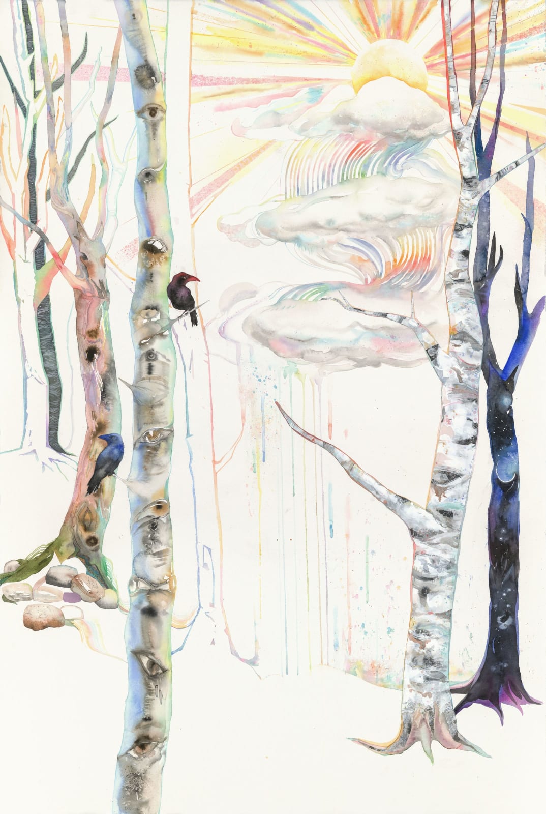 Laura Ball, Taste the rainbow / I am the Rainbow (diptych), 2024