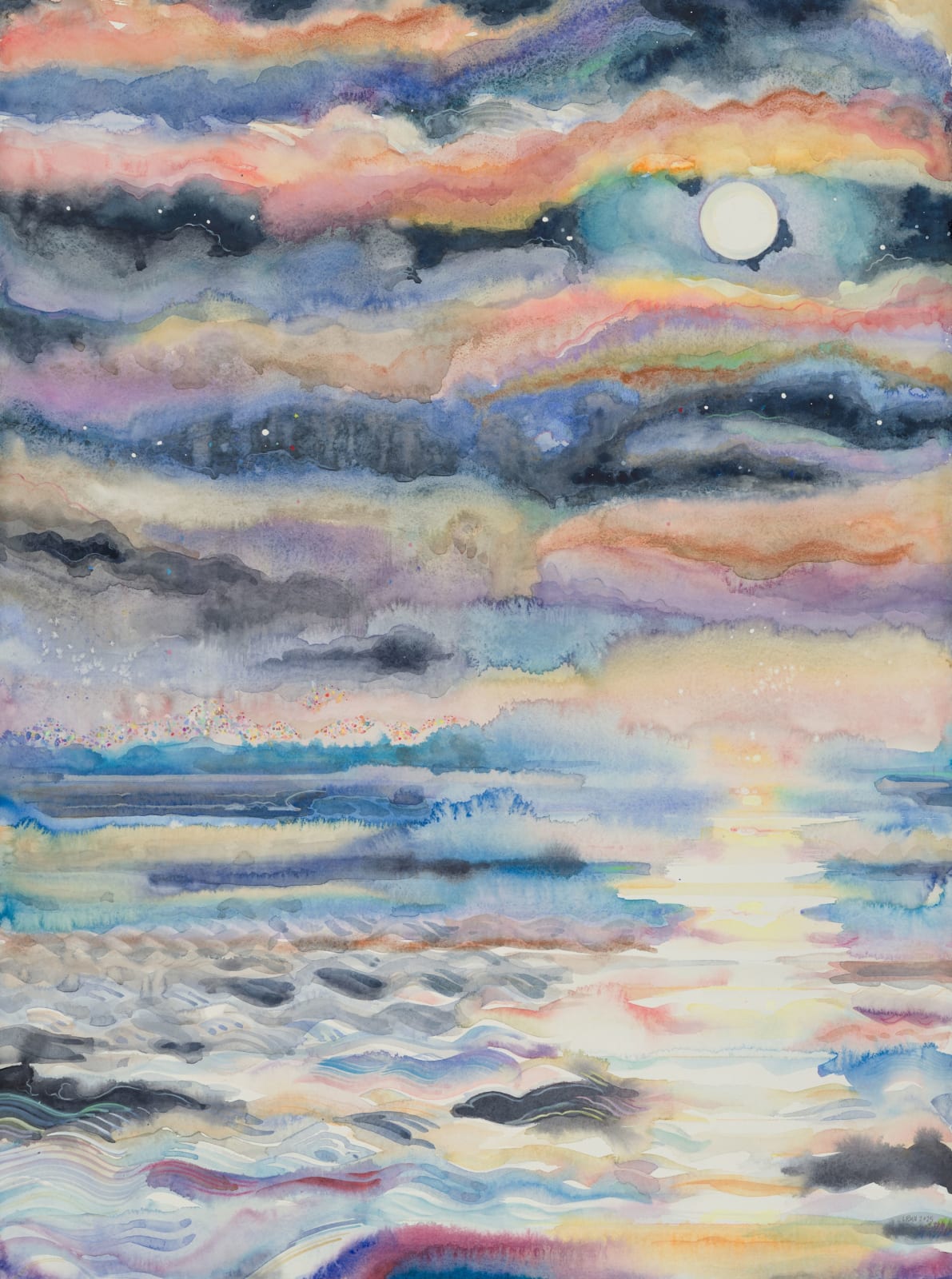 Laura Ball, Night Swimming 2, 2024