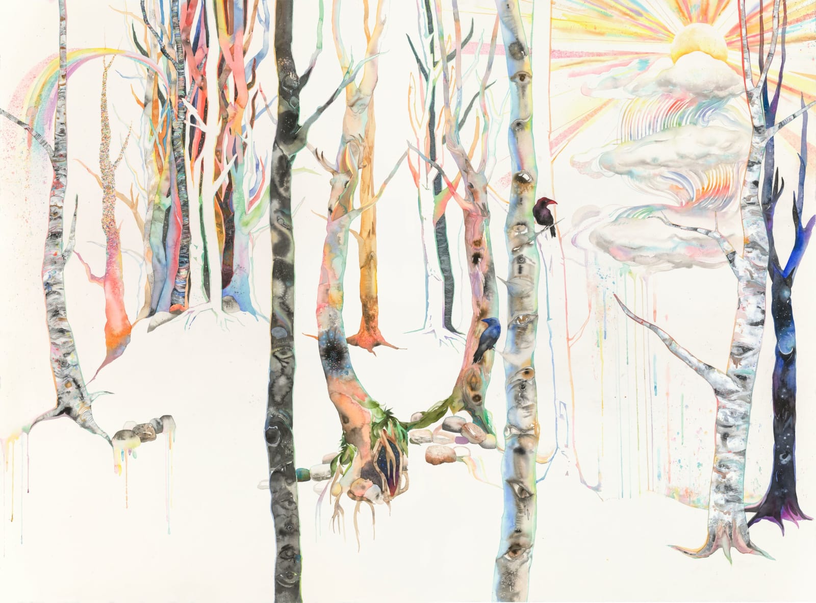 Laura Ball, Taste the rainbow / I am the Rainbow (diptych), 2024
