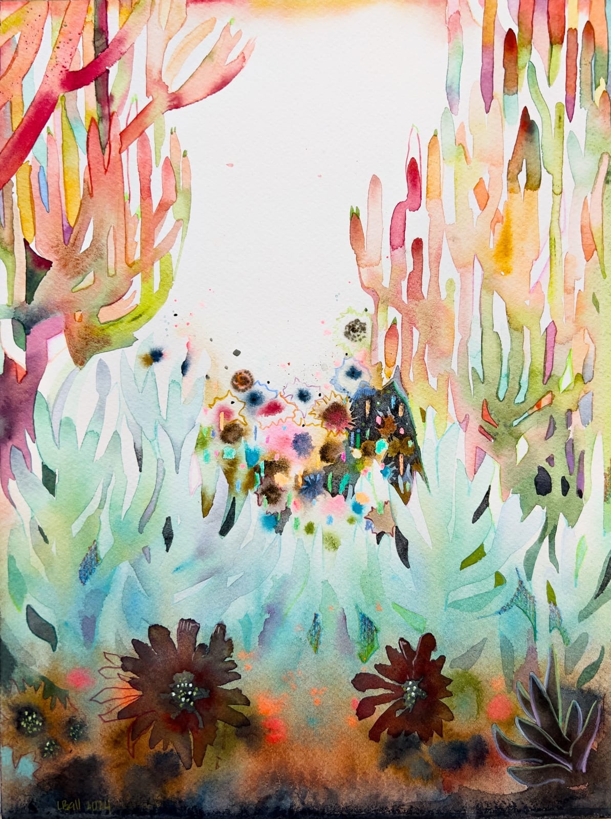 Laura Ball, December Garden, 2024